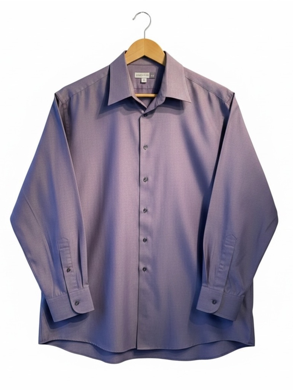 Club Room Purple Long Sleeve Button-Down Shirt